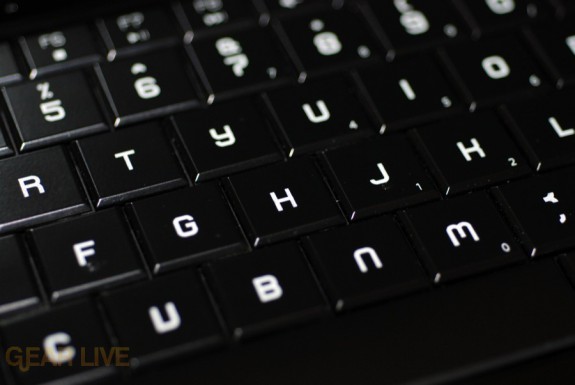 Voodoo Envy 133 keyboard key fonts