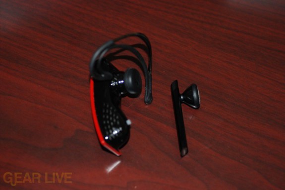 iPhone Headset vs. Jawbone Headset (Left)