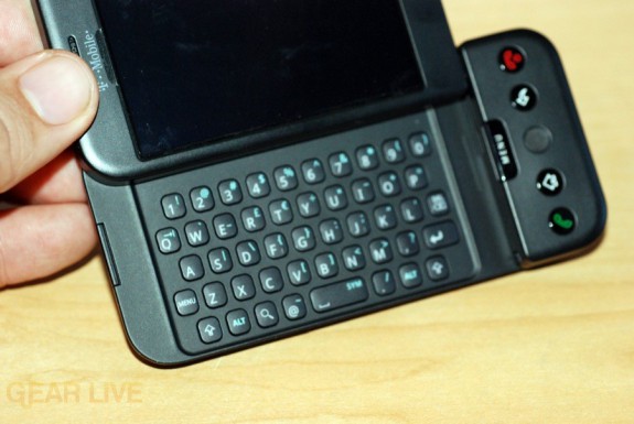 T-Mobile G1 QWERTY keyboard