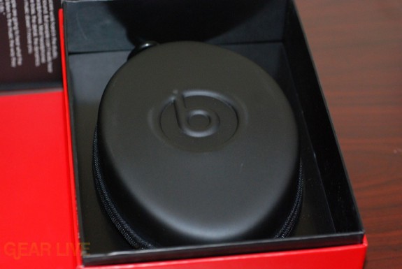 Beats by Dr. Dre carrying case in box