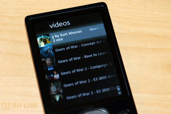 Gears of War 2 Zune : Included videos