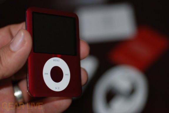 The (PRODUCT) RED iPod nano 3rd Gen. unboxed