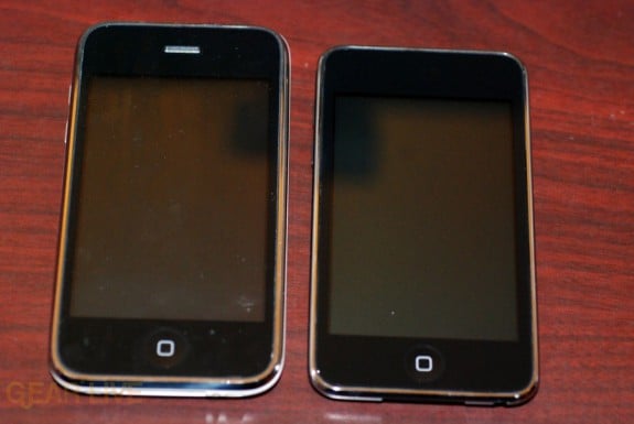 iPod touch 2G vs iPhone 3G