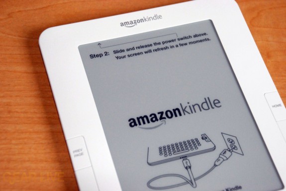 Kindle 2 top body