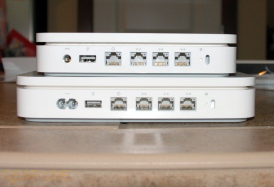 Airport Extreme and Time Capsule rear ports