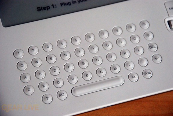 Kindle 2 keyboard