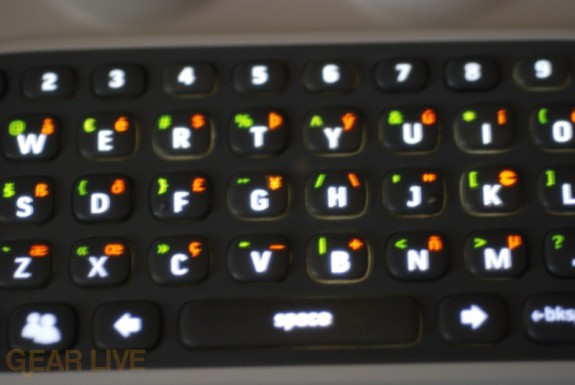 Xbox 360 Chatpad Backlit Keys