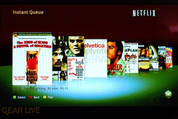 New Xbox Experience: Netflix