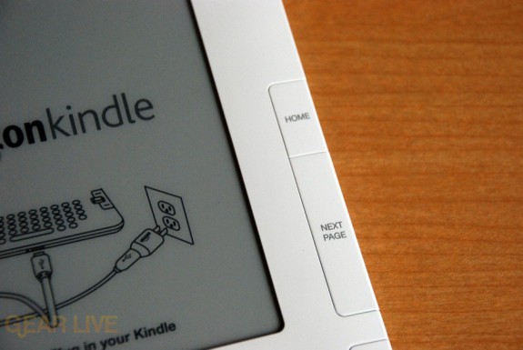 Kindle 2 Home and Next buttons