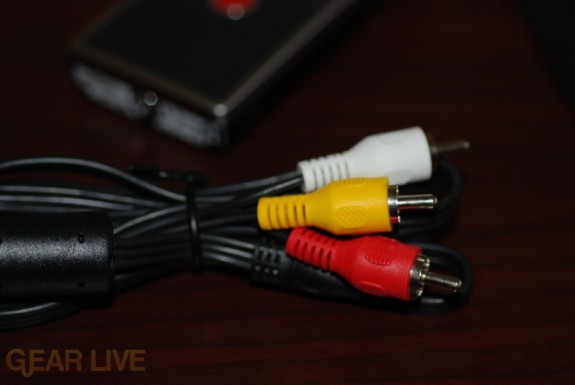 Flip Mino RCA cables