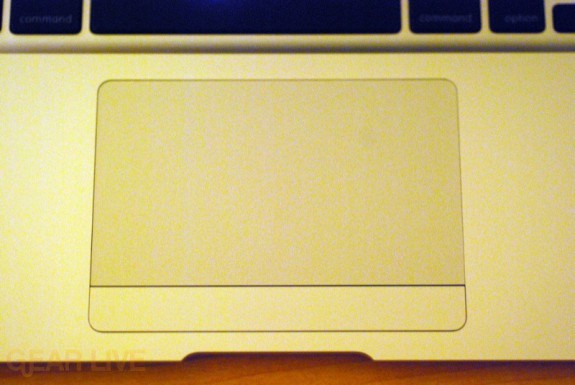 MacBook Air multitouch trackpad