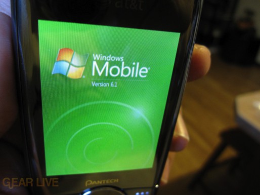 Pantech Matrix Pro Windows Mobile 6.1 logo