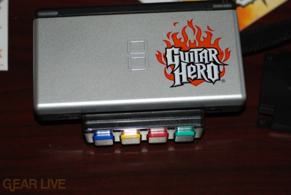 Guitar Hero DS with grip