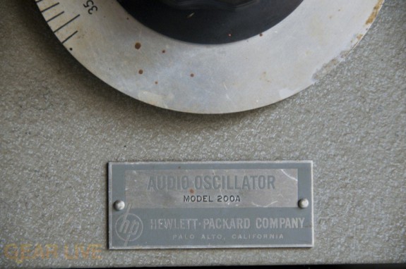 Audio oscillator 200A in HP Garage