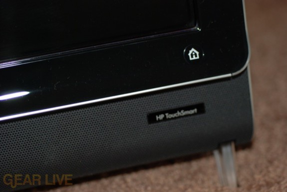 HP TouchSmart PC home button