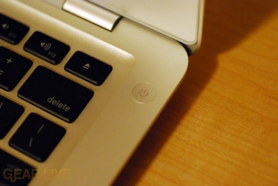 MacBook Air power button