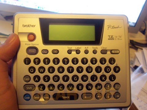 The Brother P-Touch PT-18r Label Maker