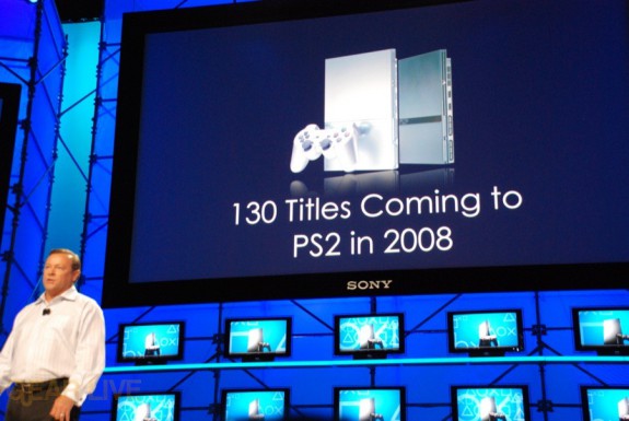 E308 Sony Briefing PS2 130 titles in 2008