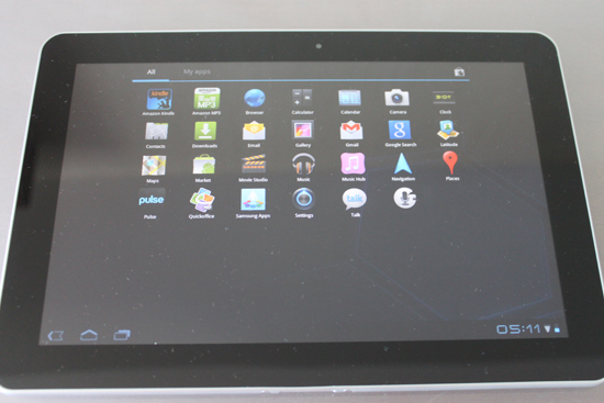 Samsung Galaxy Tab 10.1 apps