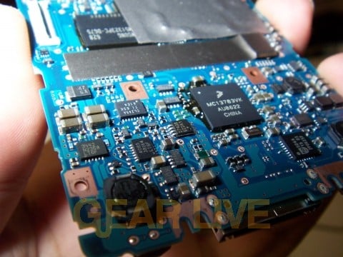 Lower Portion of Zune Motherboard