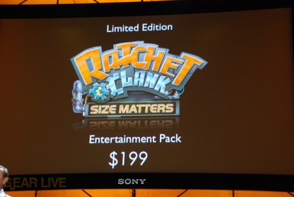 E308 Sony Briefing PSP Ratchet bundle