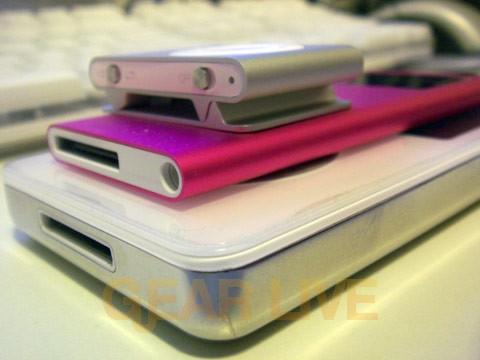iPods Stacked Diagonally