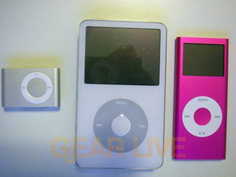 A Look At All Three iPods
