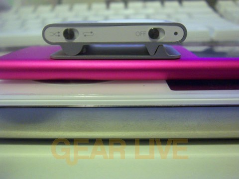 Side View of iPods Stacked