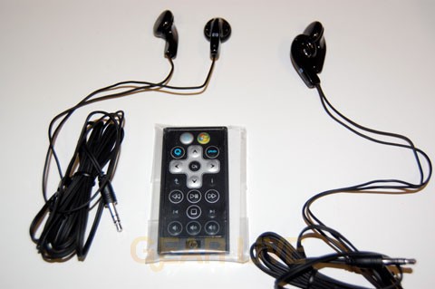 TX1000 Remote and Earbuds