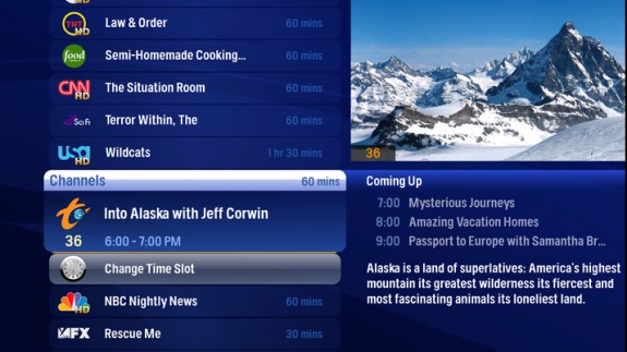 Moxi Menu Recording Options