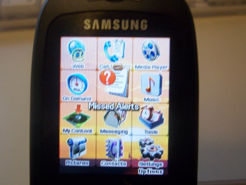 A920 Navigation Menu