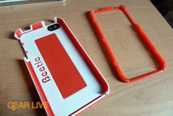 AGF Beetle iPhone 4 case apart