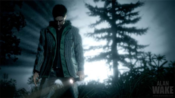 Alan Wake exploring