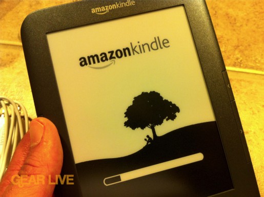 Amazon Kindle 3 boot-up