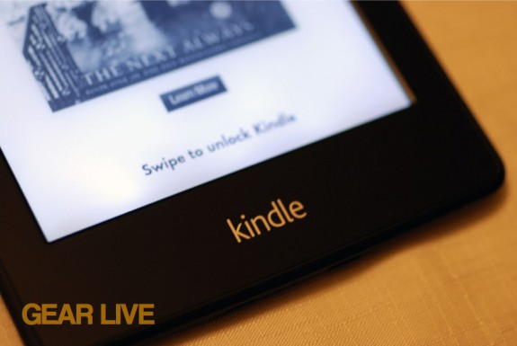 Logo on Kindle Paperwhite