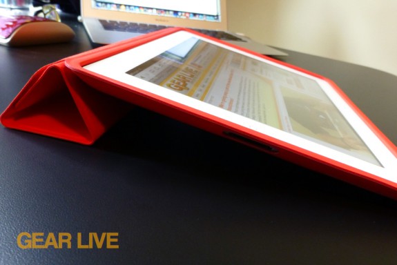 iPad Smart Case typing mode