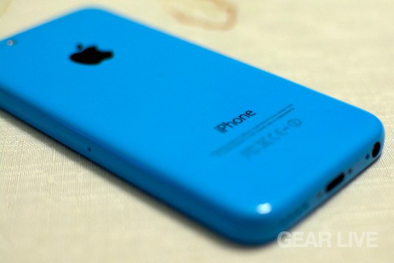 iPhone 5c plastic casing