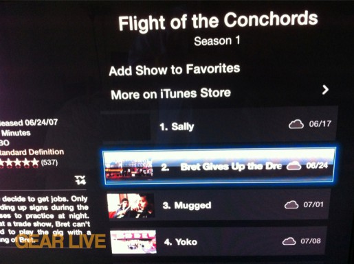 iCloud TV Streaming on Apple TV