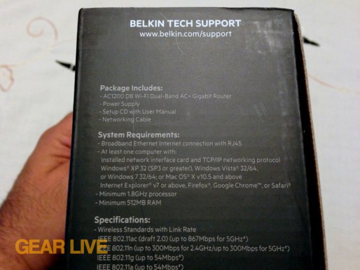 Belkin AC1200 Dual Band Wireless AC Gigabit Router