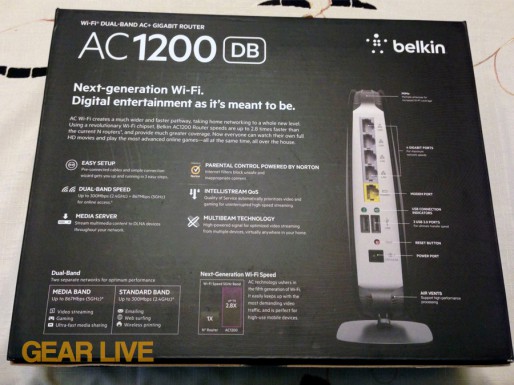 Belkin AC1200 Dual Band Wireless AC Gigabit Router