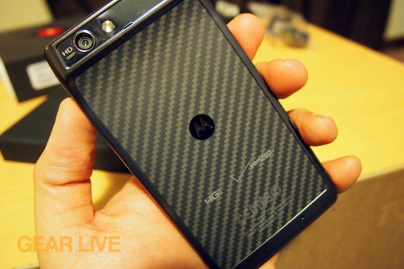 Droid RAZR Kevlar back