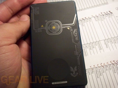 Full Shot of Back of Halo 3 Zune