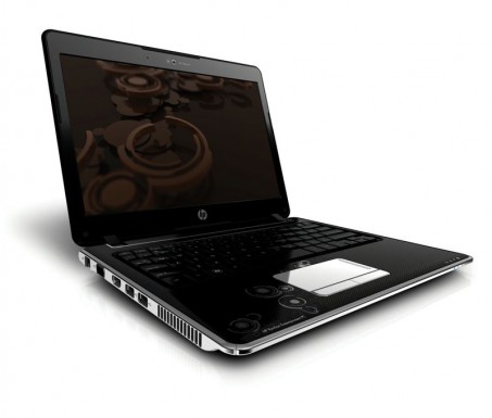 HP Pavilion dv2 Notebook left open