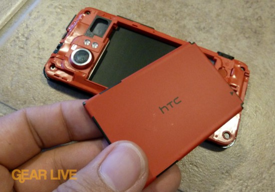 HTC Droid Incredible replaceable battery