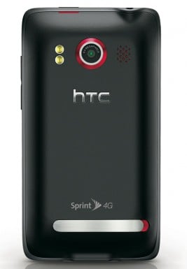 Sprint HTC EVO 4G smartphone 8.0 megapixel camera