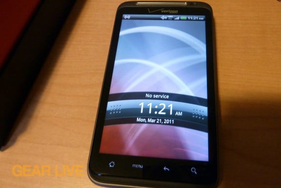 HTC Thunderbolt lock screen