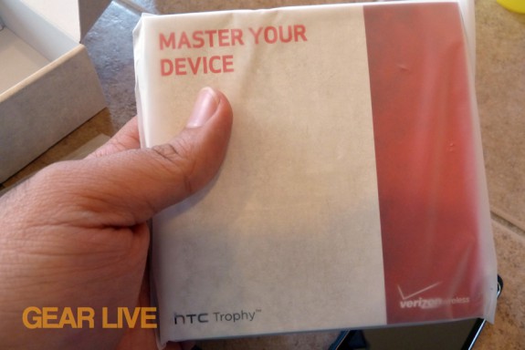 HTC Trophy manual