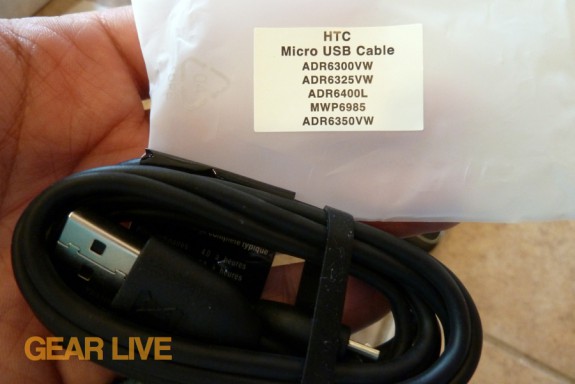 HTC Trophy micro USB cable