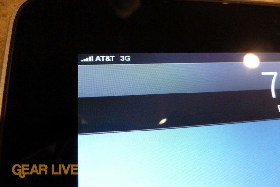 iPad 3G AT&T 3G status bar