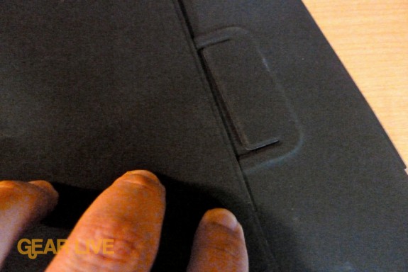 Apple iPad case latch